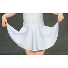 Circular Skirt, Pale Blue Nylon