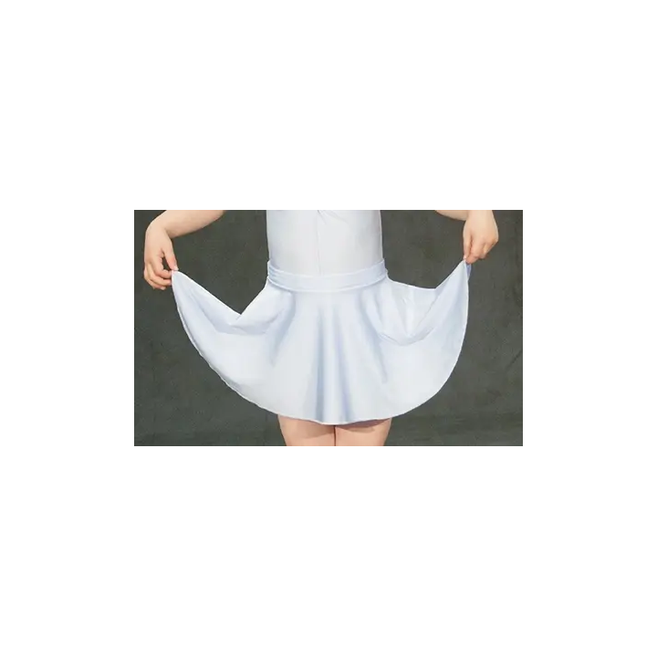 Circular Skirt, Pale Blue Nylon