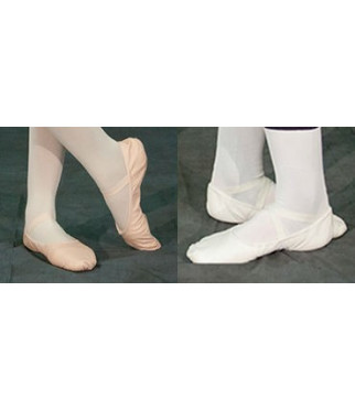 Ballet shoes, Pink or White, leather, adult's
