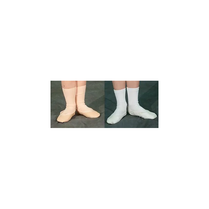 Ballet shoe, leather